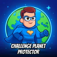 Challenge Planet Protector - Asteroids Style game